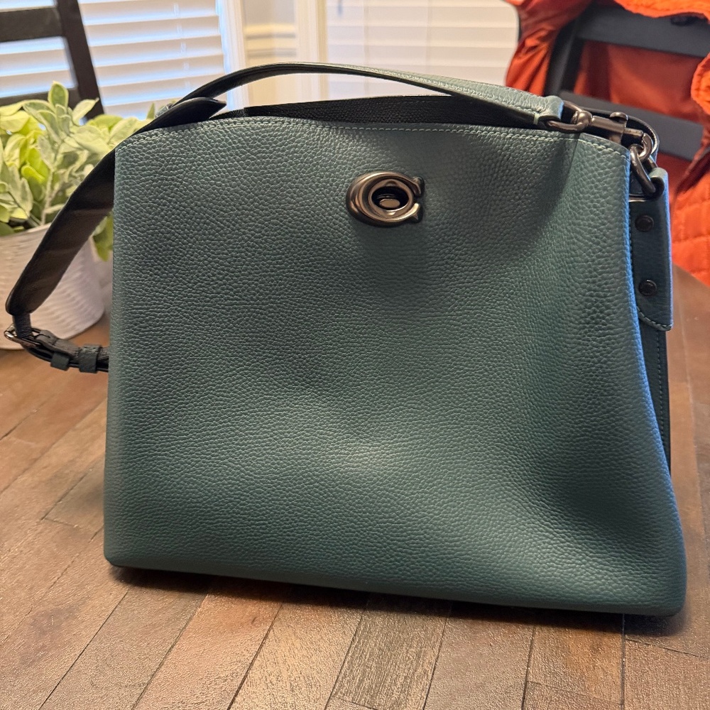 Coach Dark Green Shoulder Bag